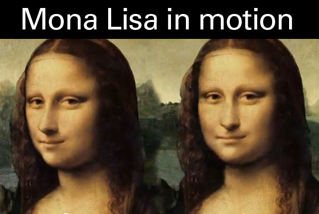 Mona Lisa (in Bewegung)